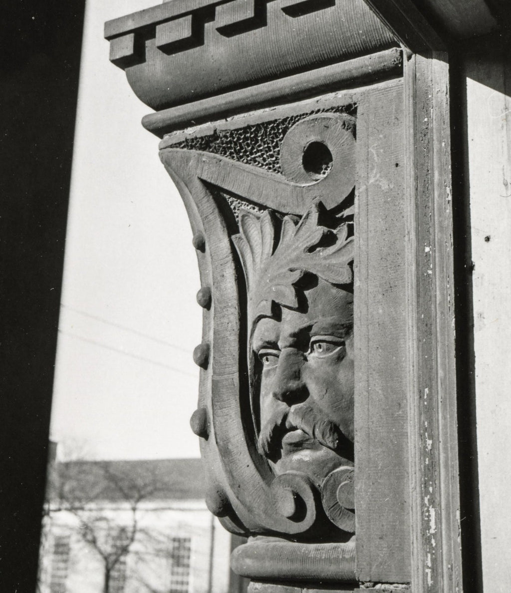 salvaged cast plaster interior church of the covenant (burnham and root) column capital salvaged by david norris