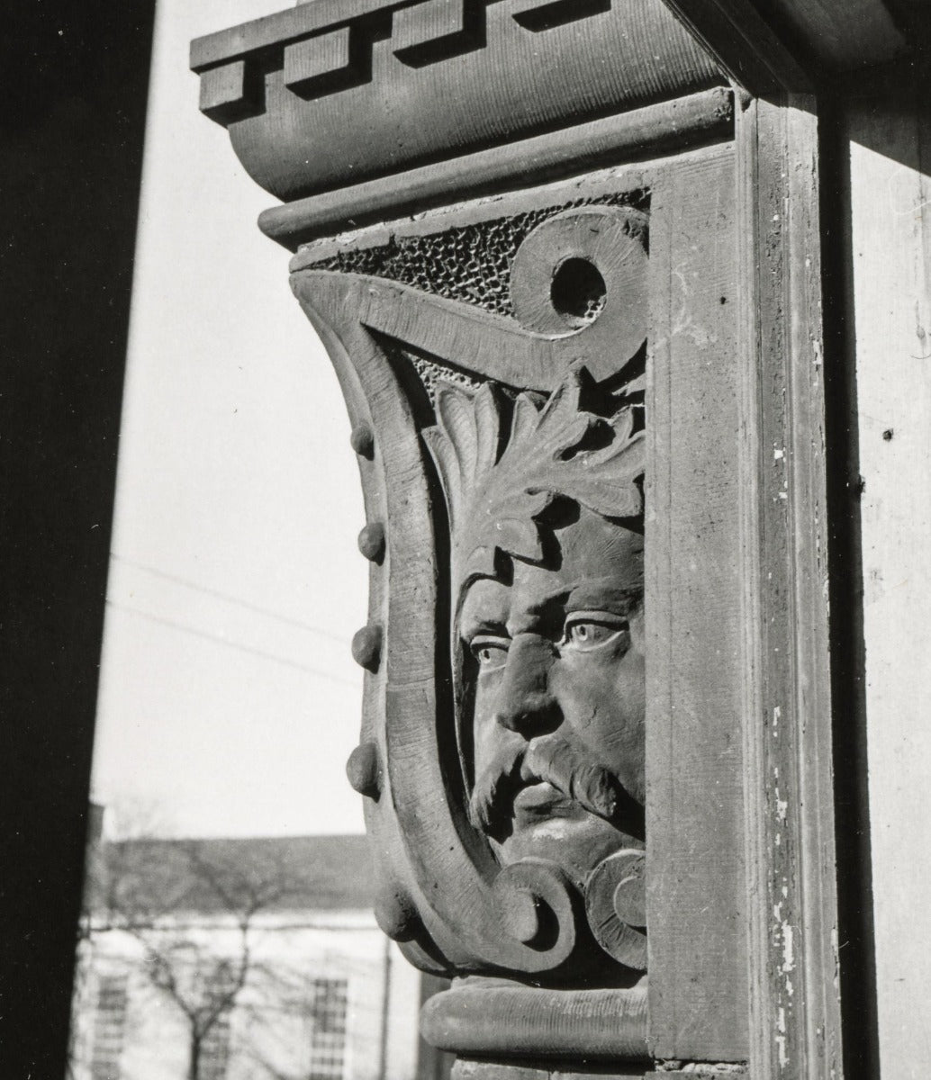 salvaged cast plaster interior church of the covenant (burnham and root) column capital salvaged by david norris