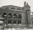 salvaged cast plaster interior church of the covenant (burnham and root) column capital salvaged by david norris
