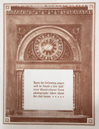 henry ives cobb-designed original 1893 carved mahogany wood panel from chicago athletic association building