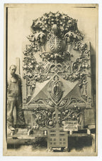 historically important oversized lincoln memorial building (1909) polychromatic glazed terra cotta panel sculpted by kristian schneider for the american terra cotta company, crystal lake, il.