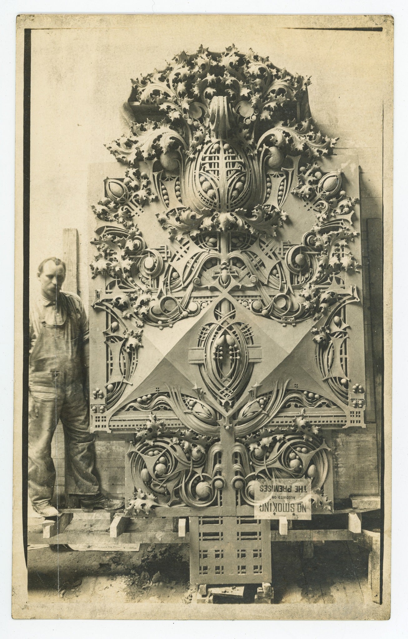 historically important oversized lincoln memorial building (1909) polychromatic glazed terra cotta panel sculpted by kristian schneider for the american terra cotta company, crystal lake, il.