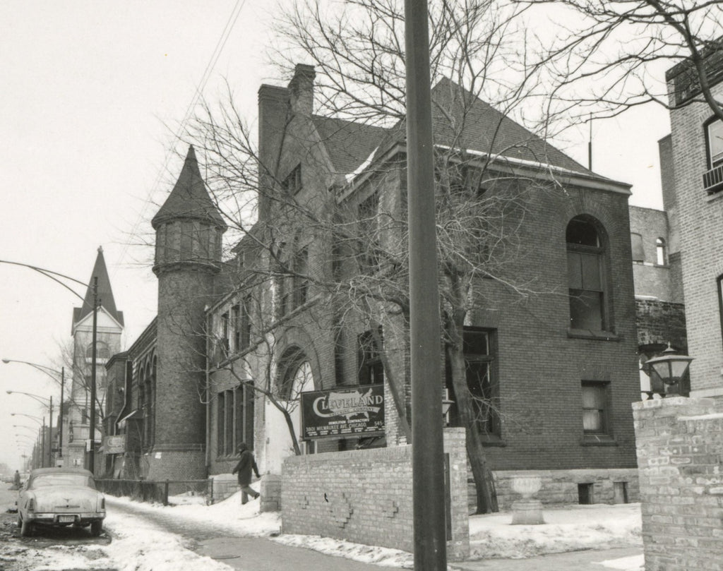 salvaged cast plaster interior church of the covenant (burnham and root) column capital salvaged by david norris