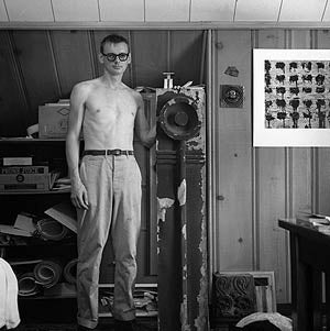 rare mid-1950's original richard nickel silver gelatin photograph or print of the levi rosenfeld commercial building facade shortly before demolition