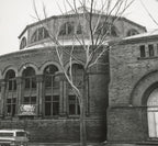 salvaged cast plaster interior church of the covenant (burnham and root) column capital salvaged by david norris