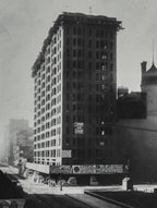original dark brown anderson pressed brick from burnham and root's monadnock building (north half, 1891)