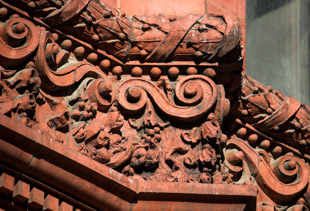 original henry ives cobb-designed cast iron chemical trust building monogrammed doorknob by yale and towne