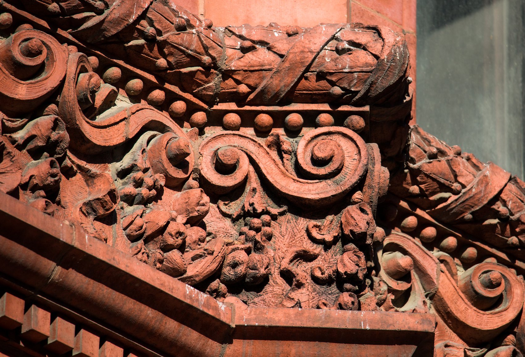 original henry ives cobb-designed cast iron chemical trust building monogrammed doorknob by yale and towne