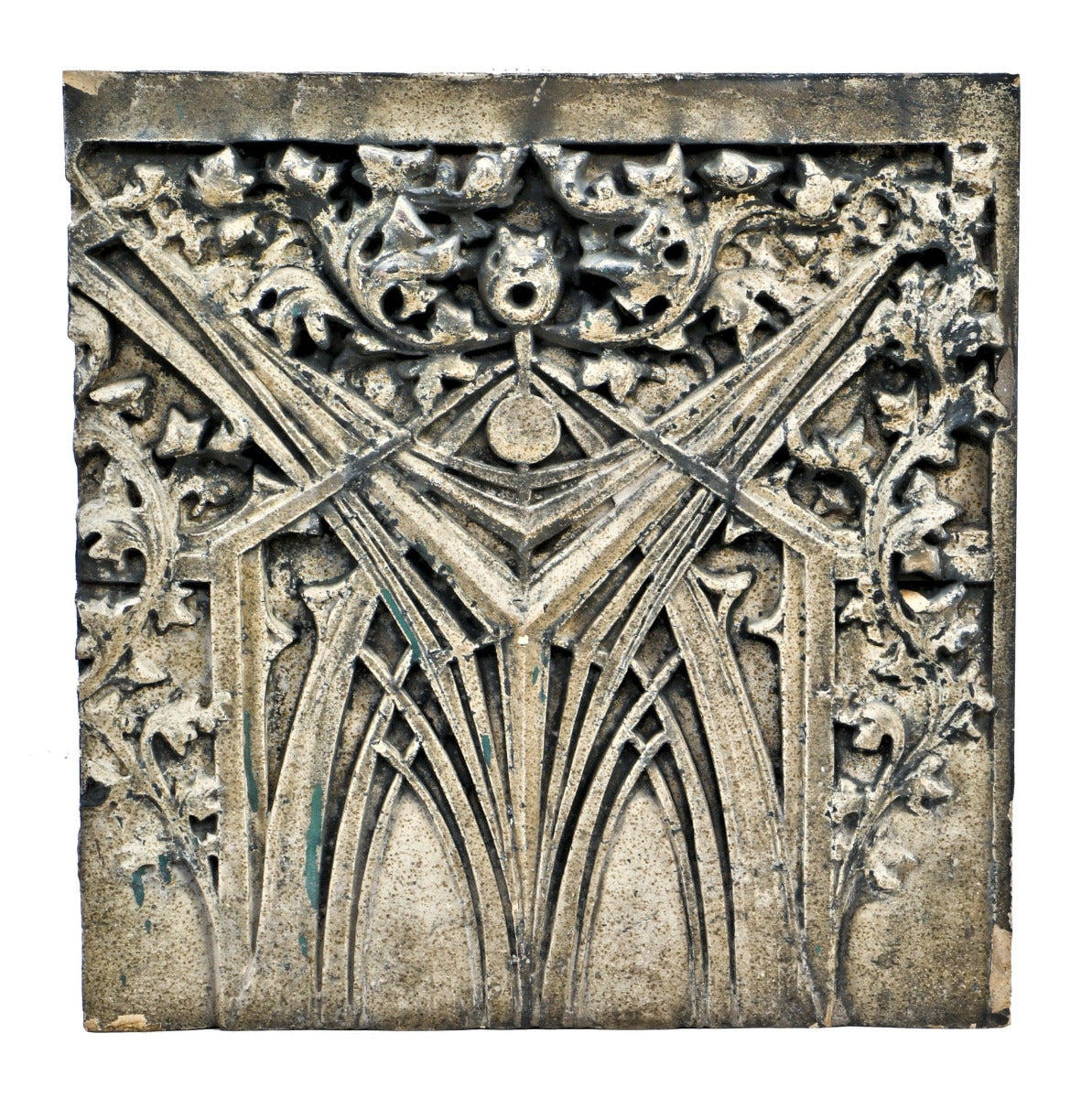 museum-quality original 1899 western book methodist concern building terra cotta panel designed by kristian schneider and harry b. wheelock