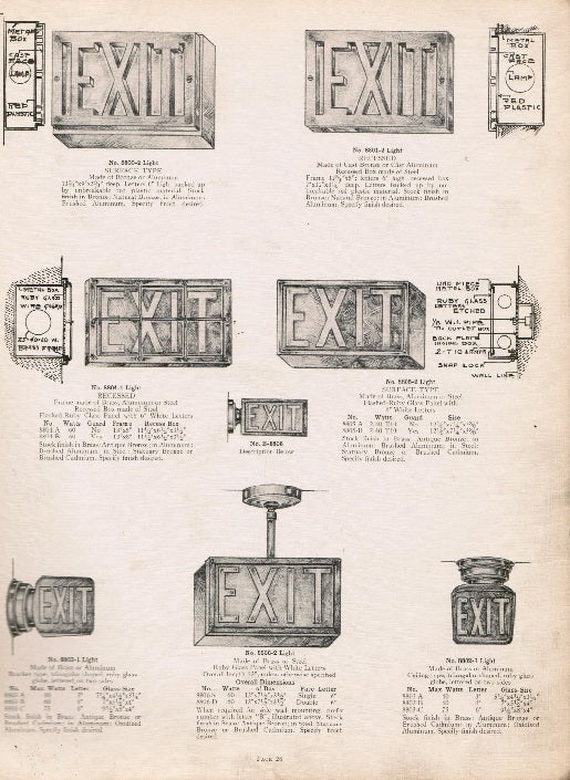 rare early 20th century branham, mareck and duepner, inc. commercial lighting catalog no. 39