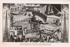 out of print original early 20th century photo-booklet containing several views of beautiful new york " the wonder city"