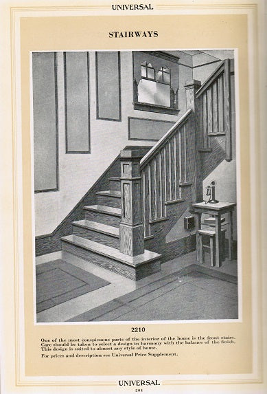 out of print early 20th century universal millwork design book no.20, distributed by american sash and door company, kansas city, m.o. and united sash and door co. witchita, k.s.
