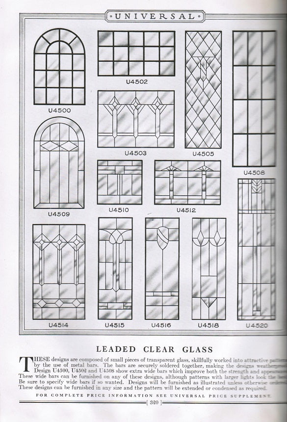 highly informative and profusely illustrated out of print early 20th century universal design book "no. 25" on builder's hardware, millwork and stained glass