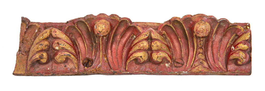 exceptional john edelmann-designed ornamental cast iron pullman-jennings building column ornament with period appropriate finish