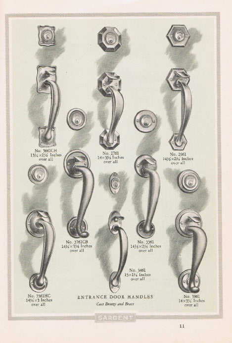heavily illustrated c. 1927 sargent and company's "hardware for utility and ornamentation" softbound catalog