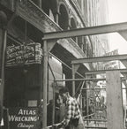 visually distinctive original 1892 exterior adler and sullivan schiller building or garrick theater terra cotta facade spandrel panel