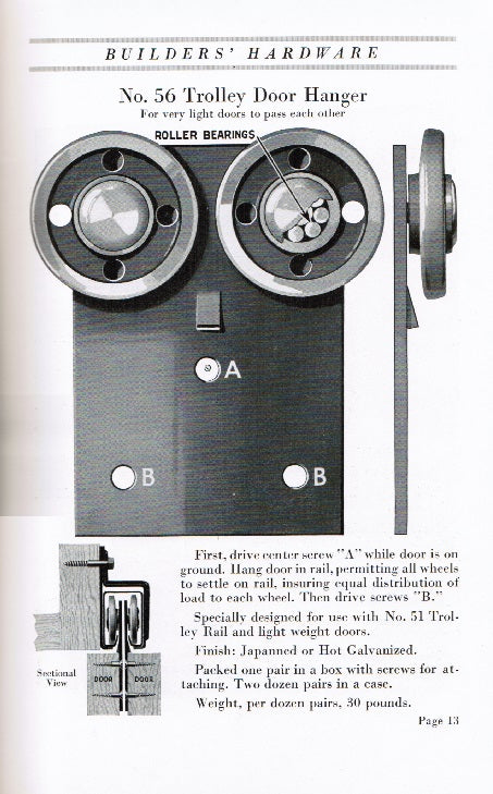 original softbound national manufacturing company "builders' hardware" catalog no. 21