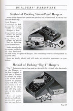 original softbound national manufacturing company "builders' hardware" catalog no. 21