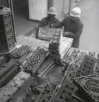 original 1892 schiller building or garrick theater cast plaster ornament designed by louis sullivan or frank lloyd wright