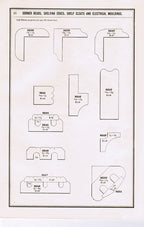 c. 1906 lestershire lumber and box company's diminutive softbound "official moulding book" illustrating full finished sizes