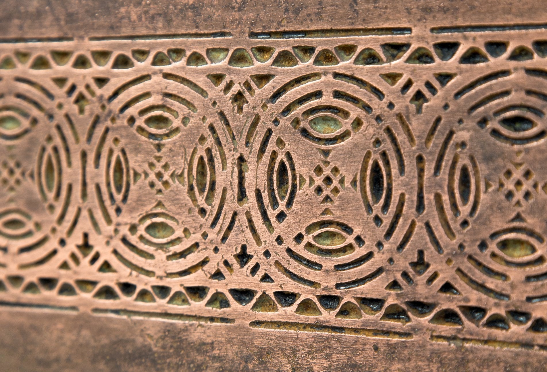 louis h. sullivan-designed original copper-plated ornamental cast iron chicago stock exchange building staircase riser fabricated by winslow brothers