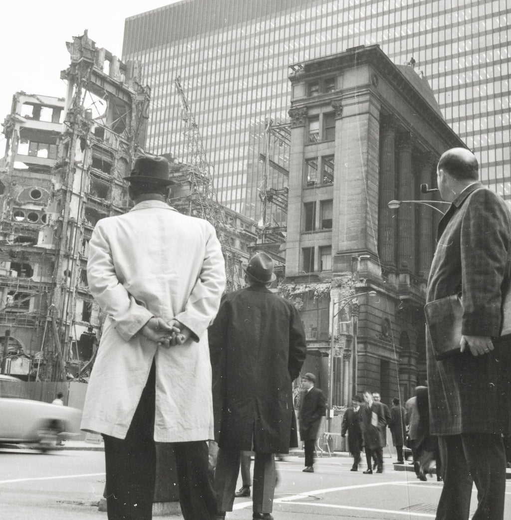 single original historically-important copper-plated cast iron elevator door ornament salvaged from henry ives cobb's federal building (1905)