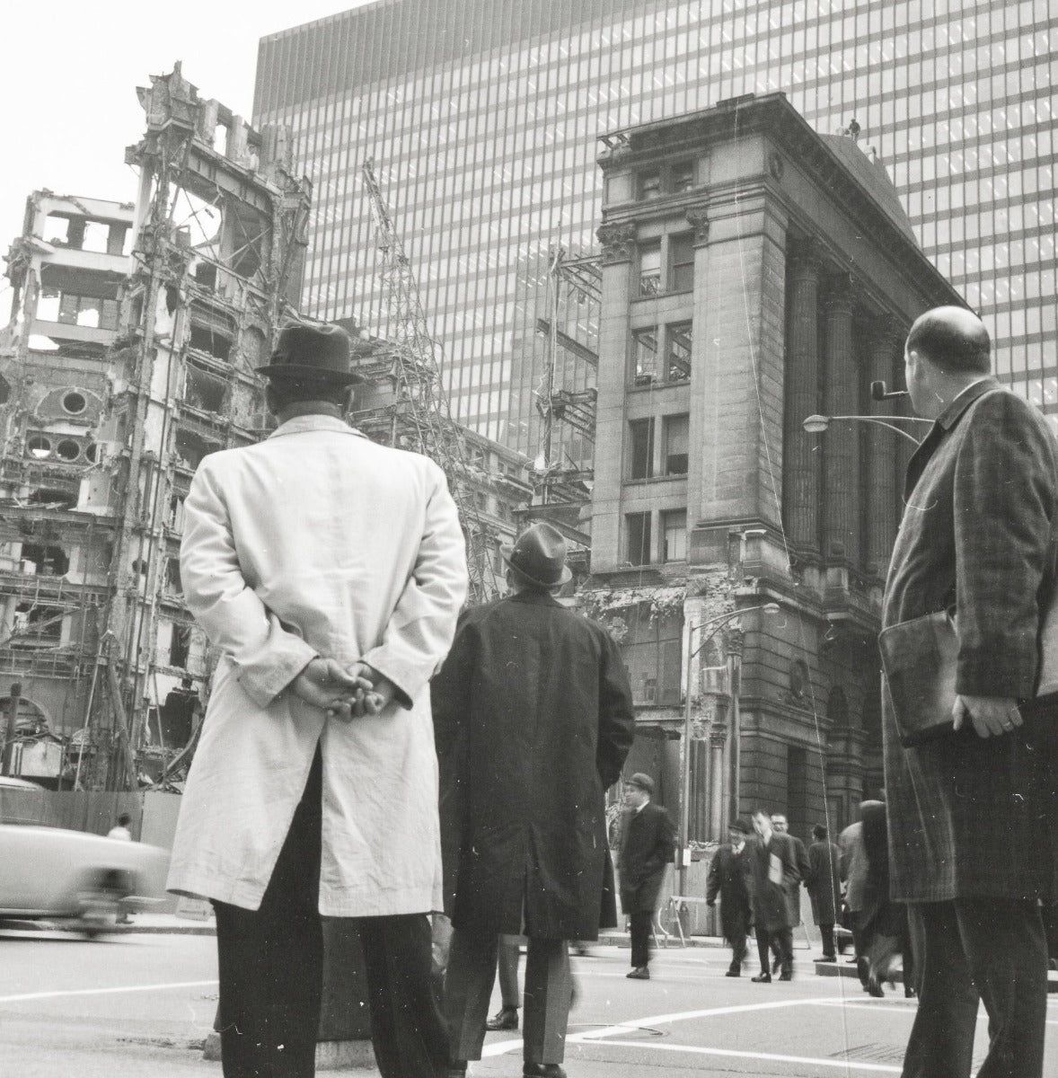 single original historically-important copper-plated cast iron elevator door ornament salvaged from henry ives cobb's federal building (1905)
