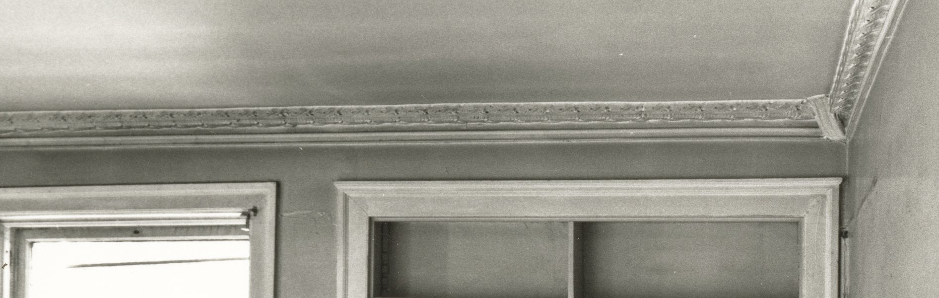 original 1892 museum-quality louis h. sullivan designed albert sullivan residence interior residential cast plaster double-sided cove segment originally from world's fair transportation building