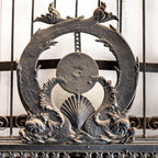 charles b. atwood-designed winslow brothers cast iron d.h. burnham and company chicago fisher building figural elevator floor indicator panel