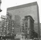 single original historically-important copper-plated cast iron elevator door ornament salvaged from henry ives cobb's federal building (1905)