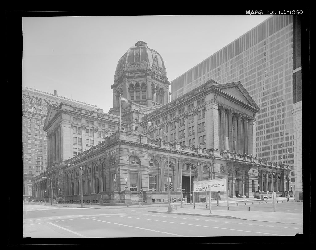late 19th or early 20th century museum quality ornamental cast iron chicago federal building interior panel with spread-winged eagle