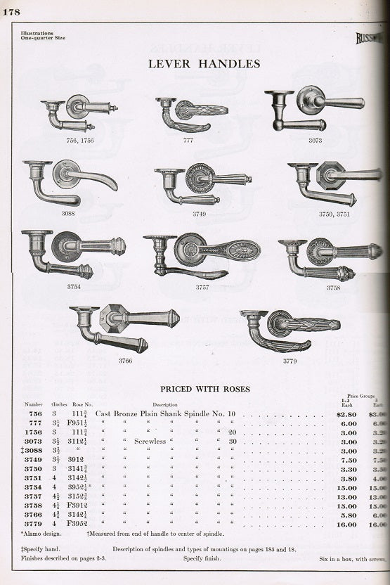 highly collectible c. 1920 russell and erwin manufacturing company's "catalogue of hardware" volume 11