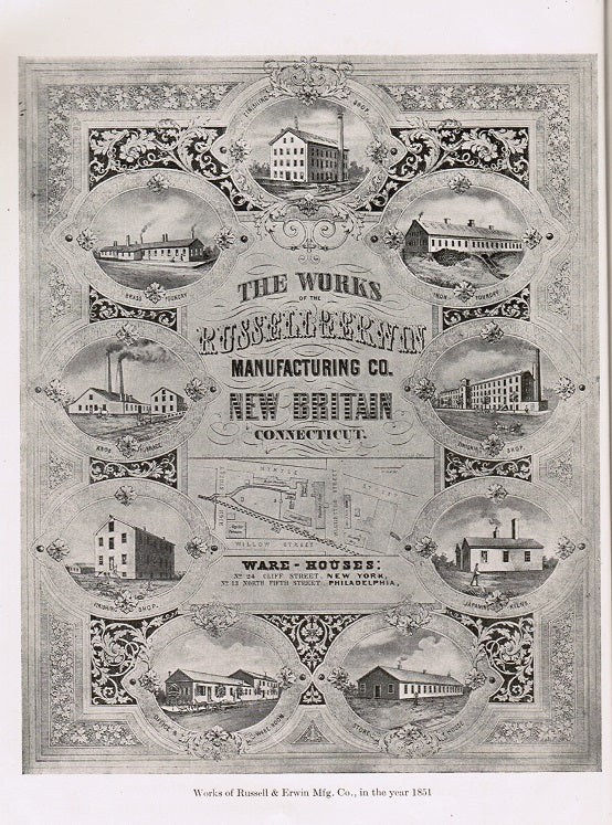 highly collectible c. 1920 russell and erwin manufacturing company's "catalogue of hardware" volume 11
