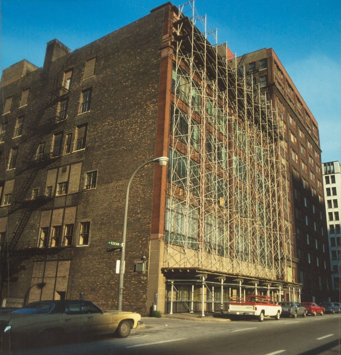 original 1884 adler and sullivan troescher building exterior terra cotta salvaged fragment