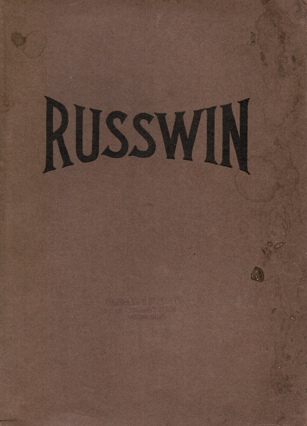 highly collectible c. 1920 russell and erwin manufacturing company's "catalogue of hardware" volume 11