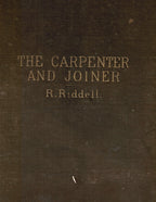 c. 1869 oversized portfolio "the carpenter and joiner and elements of handrailing" revised edition with 34 plates by robert riddell