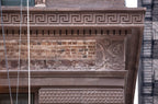 faithfully recast martin roche-designed marquette building terra cotta panel fabricated for building's restoration in 2019