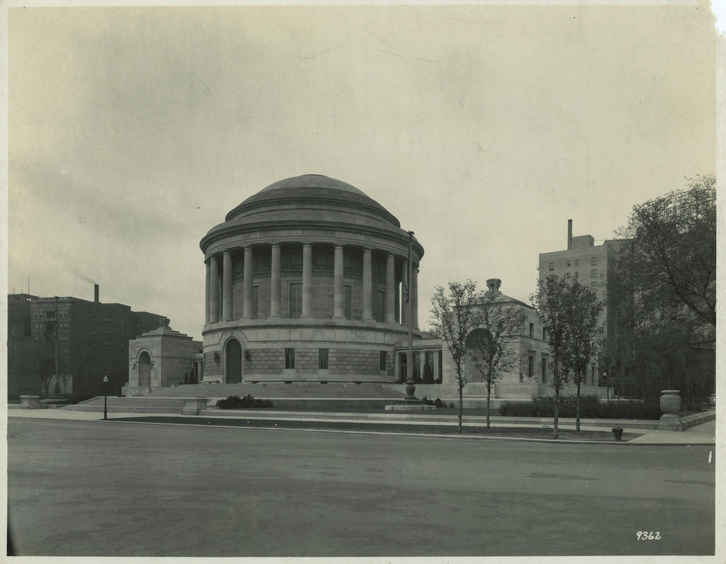 multiple original early 20th century exterior photographic images of egerton swartwout's beaux-arts style elks national memorial and headquarters building (1924-26)