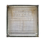 large lot of original 19th century rookery building luxfer prism glass tiles with intact sodered-joint copper caming