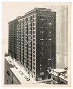original dark brown anderson pressed brick from burnham and root's monadnock building (north half, 1891)