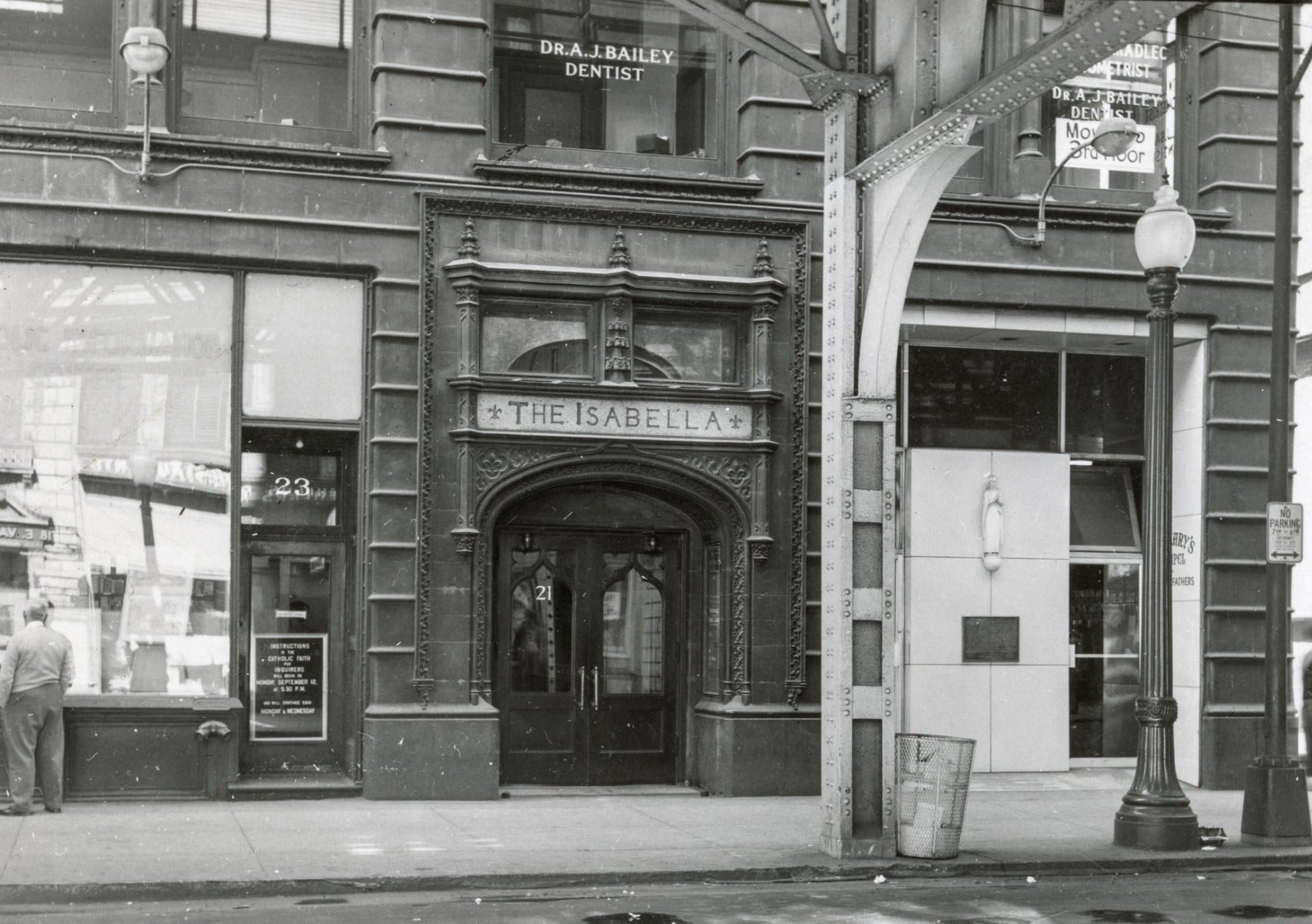 original 19th century jenney and mundie-designed interior cast aluminum isabella building elevator cage grille