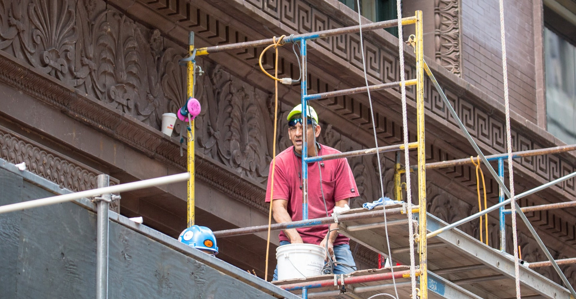 faithfully recast martin roche-designed marquette building terra cotta panel fabricated for building's restoration in 2019