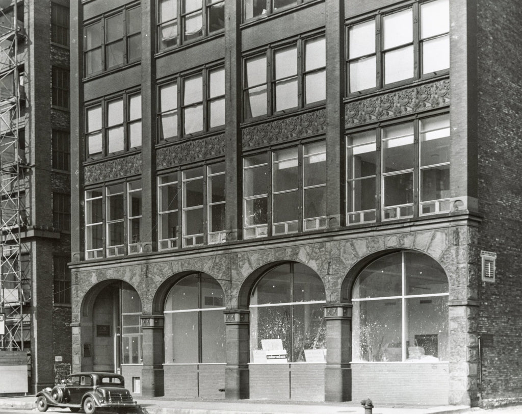 original 1884 adler and sullivan troescher building exterior terra cotta salvaged fragment