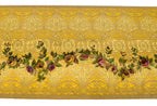 original hand-painted 1960s adler and sullivan schiller building or garrick theater test panel stencil on masonite