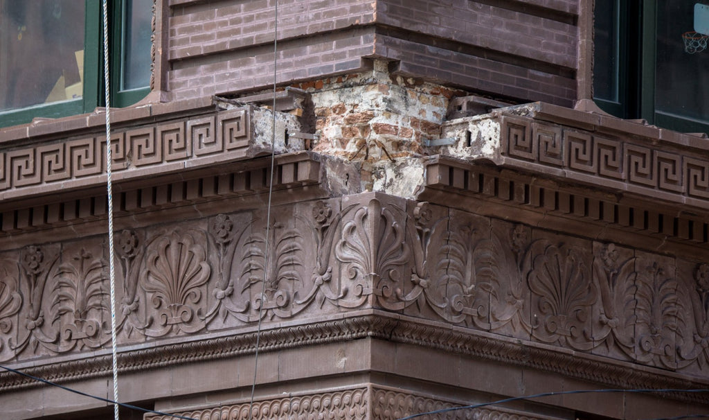 faithfully recast martin roche-designed marquette building terra cotta panel fabricated for building's restoration in 2019