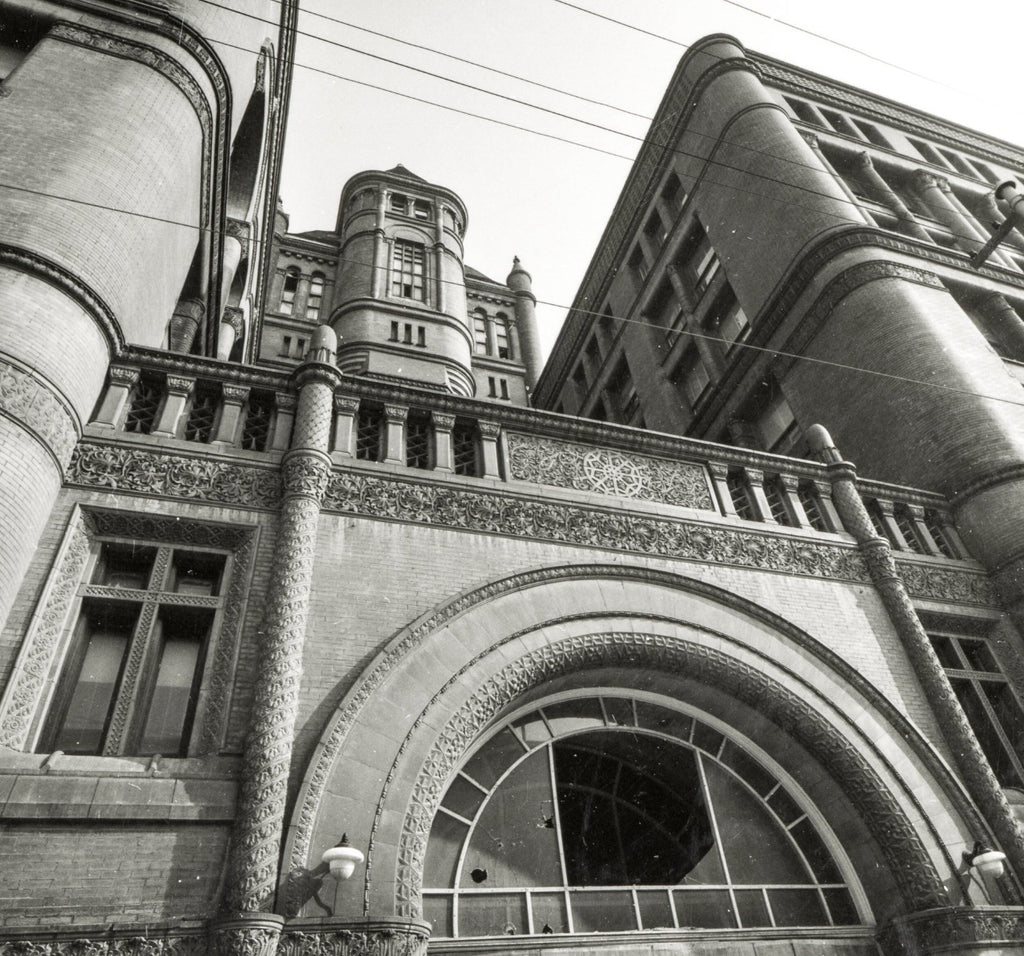 john wellborn root-designed 1888 kansas city board of trade building custom doorknob with bower-barff finish