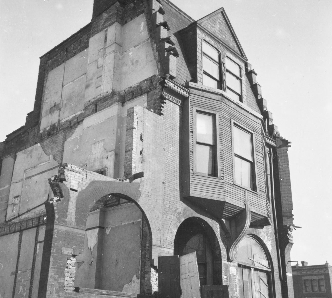 well-documented original john edelmann-designed ornamental cast iron tie-rod plate salvaged from dankmar adler's 1885 house