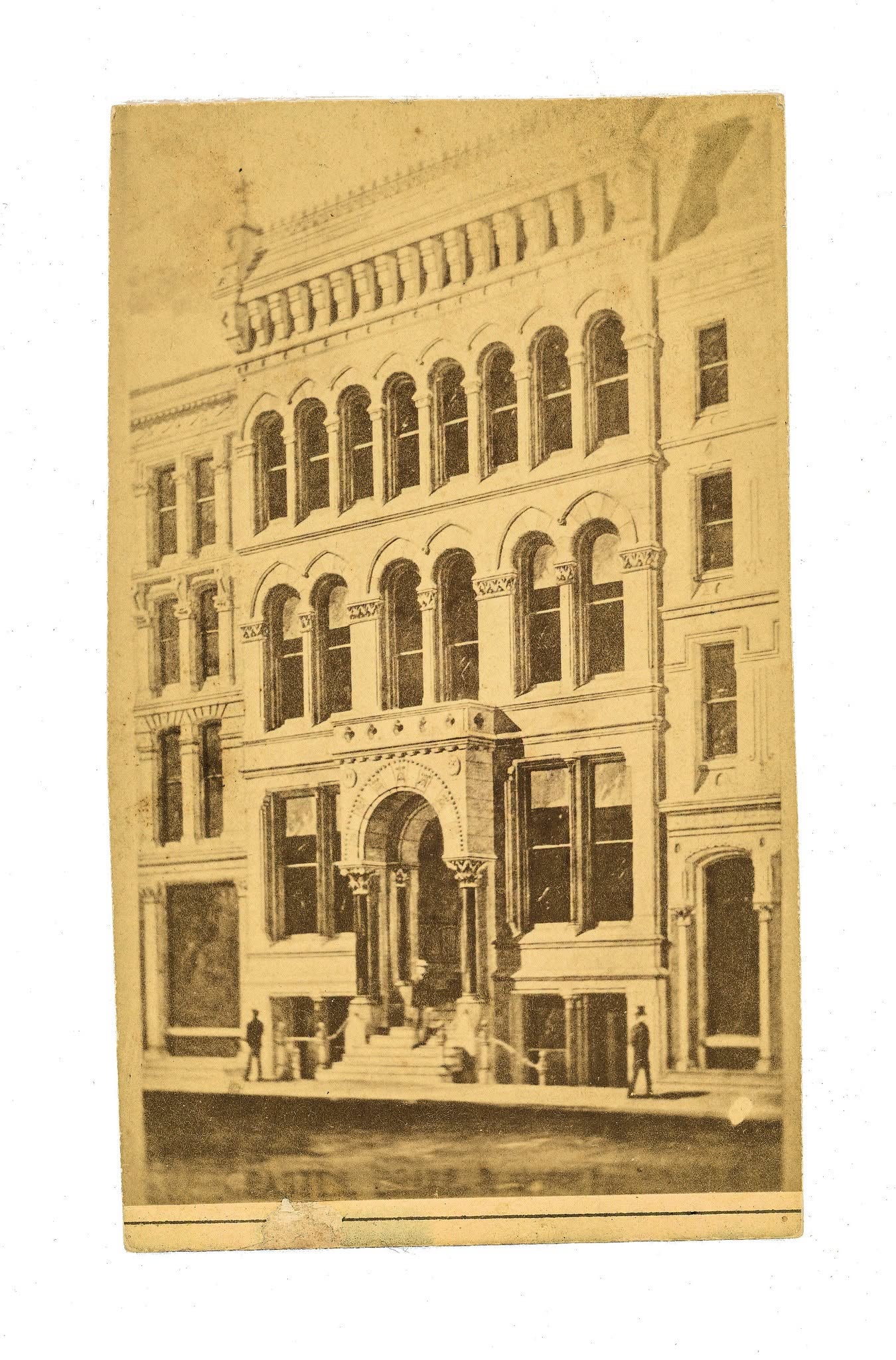 19th century photographic image of carter, drake & wight's lenox building