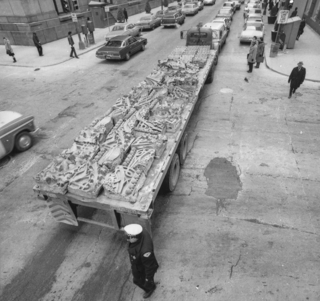 original 1894 george grant elmslie-designed chicago stock exchange building terra cotta spandrel panel fragment