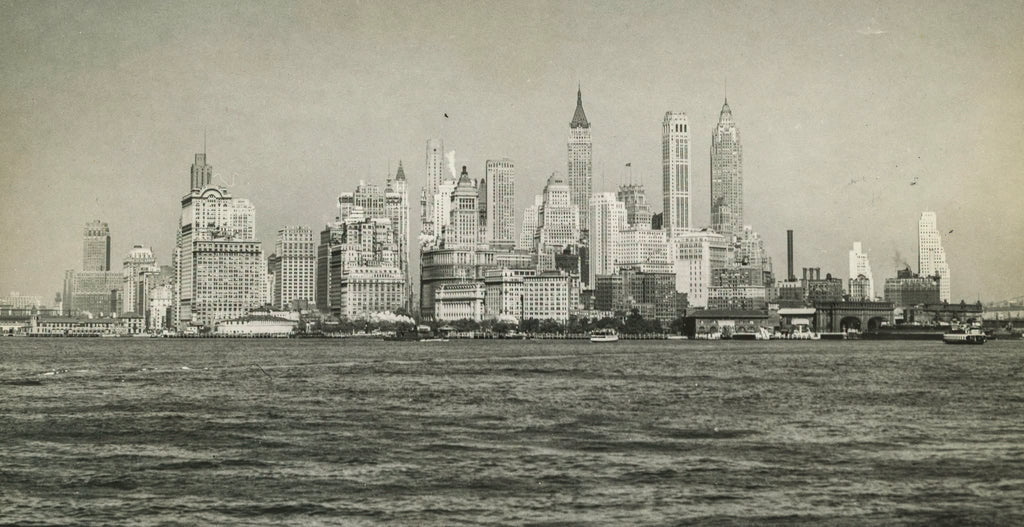 group of 1930s brown brothers "stock" prints of new york city.